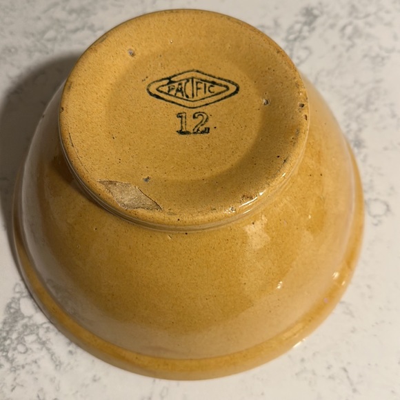 Pacific Pottery Yellow Earthenware Bowl - Picture 2 of 5